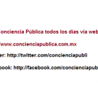 Conciencia al Aire del martes 14 de febrero de 2012